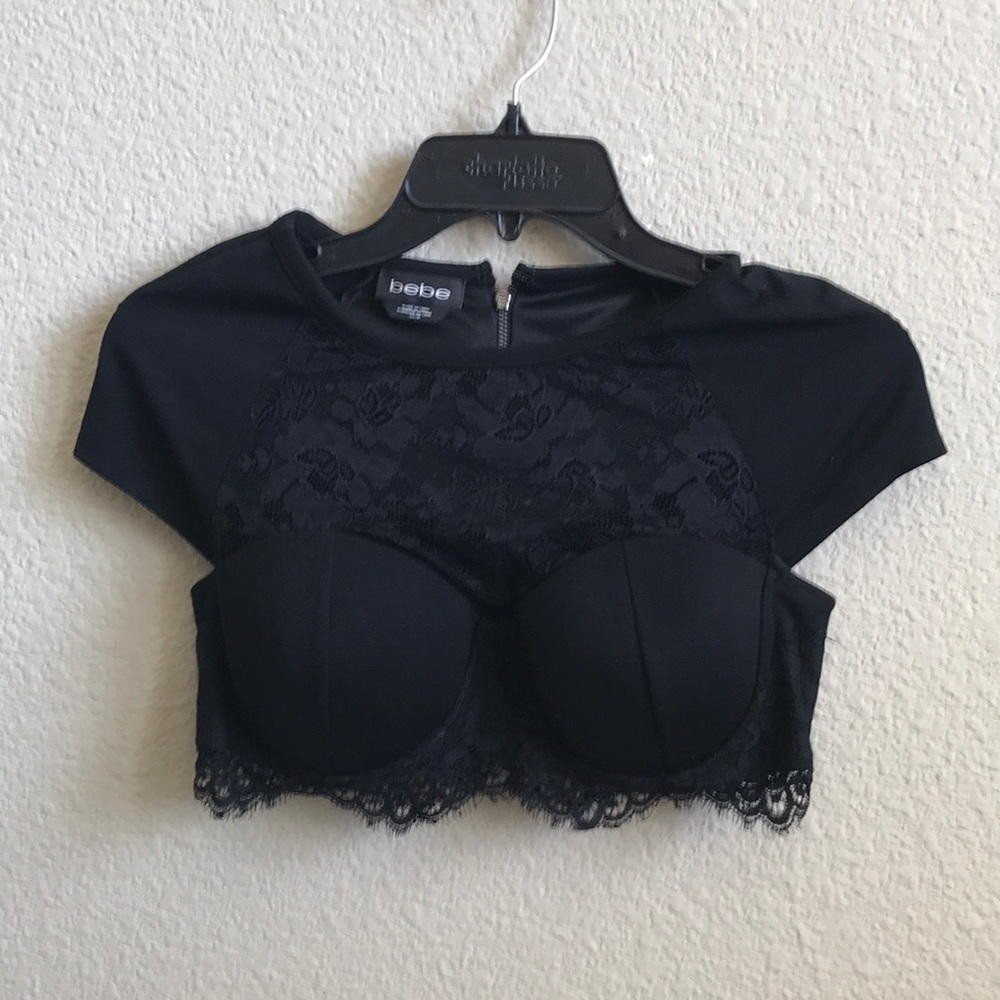 Black Sexy Crop Top
